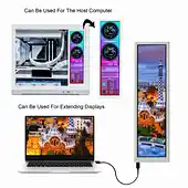 stretched bar lcd monitor